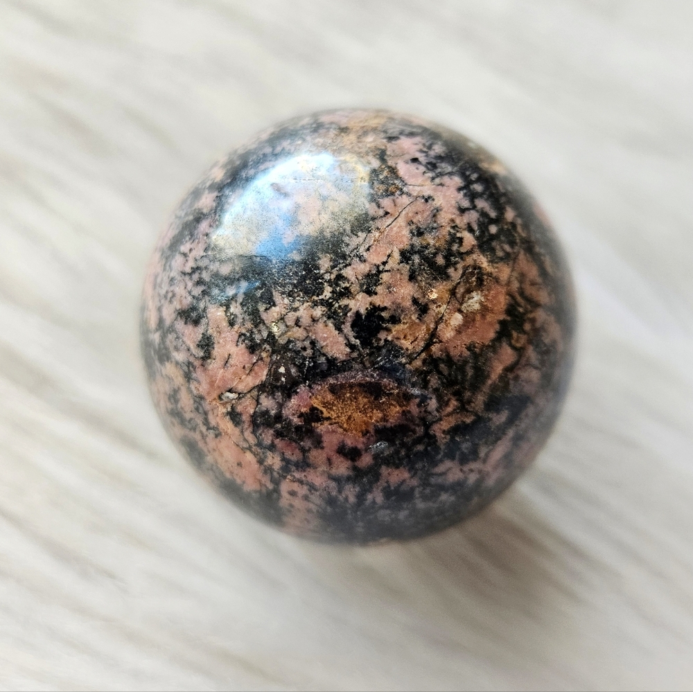Rhodonite Sphere